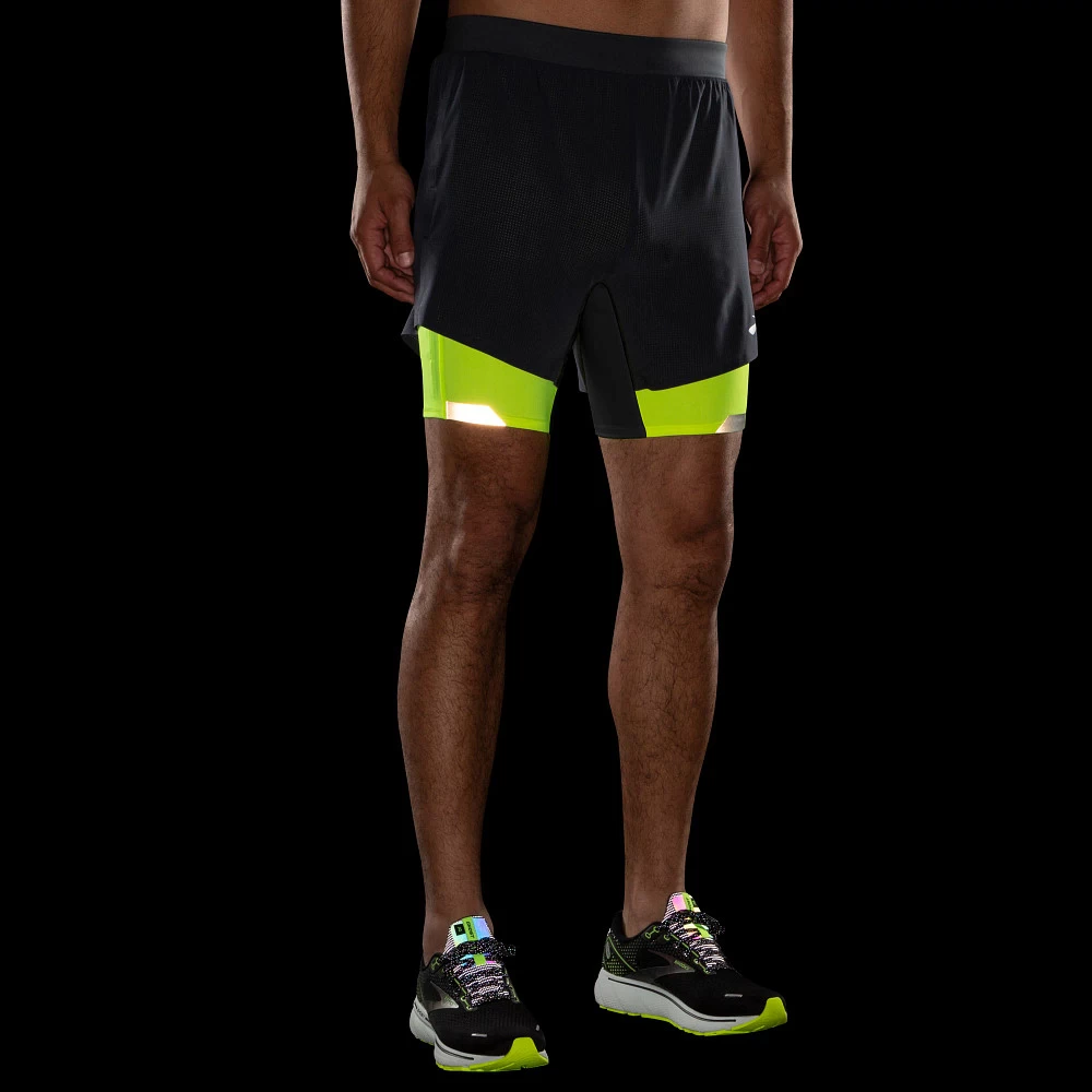 Men's Brooks Run Visible 5" 2-in-1 Short - Image 6