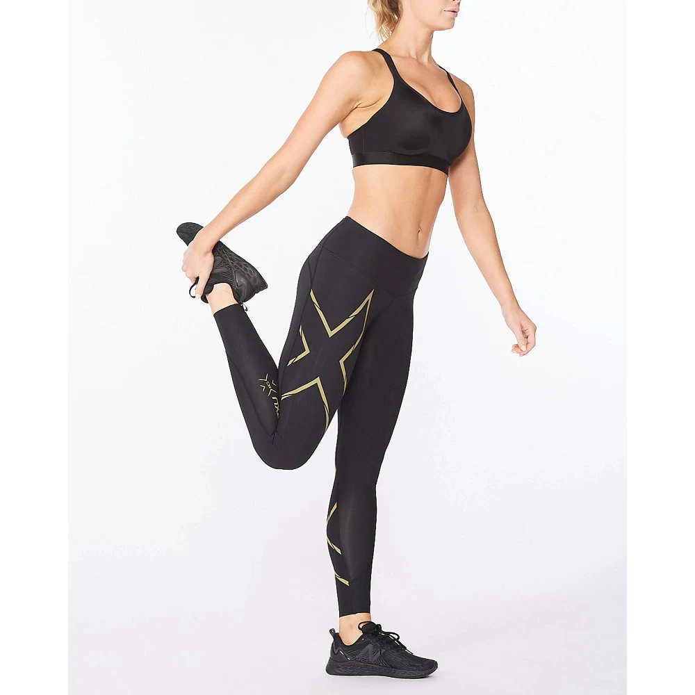Women's 2XU Light Speed Mid-Rise Compression Tights - Image 4