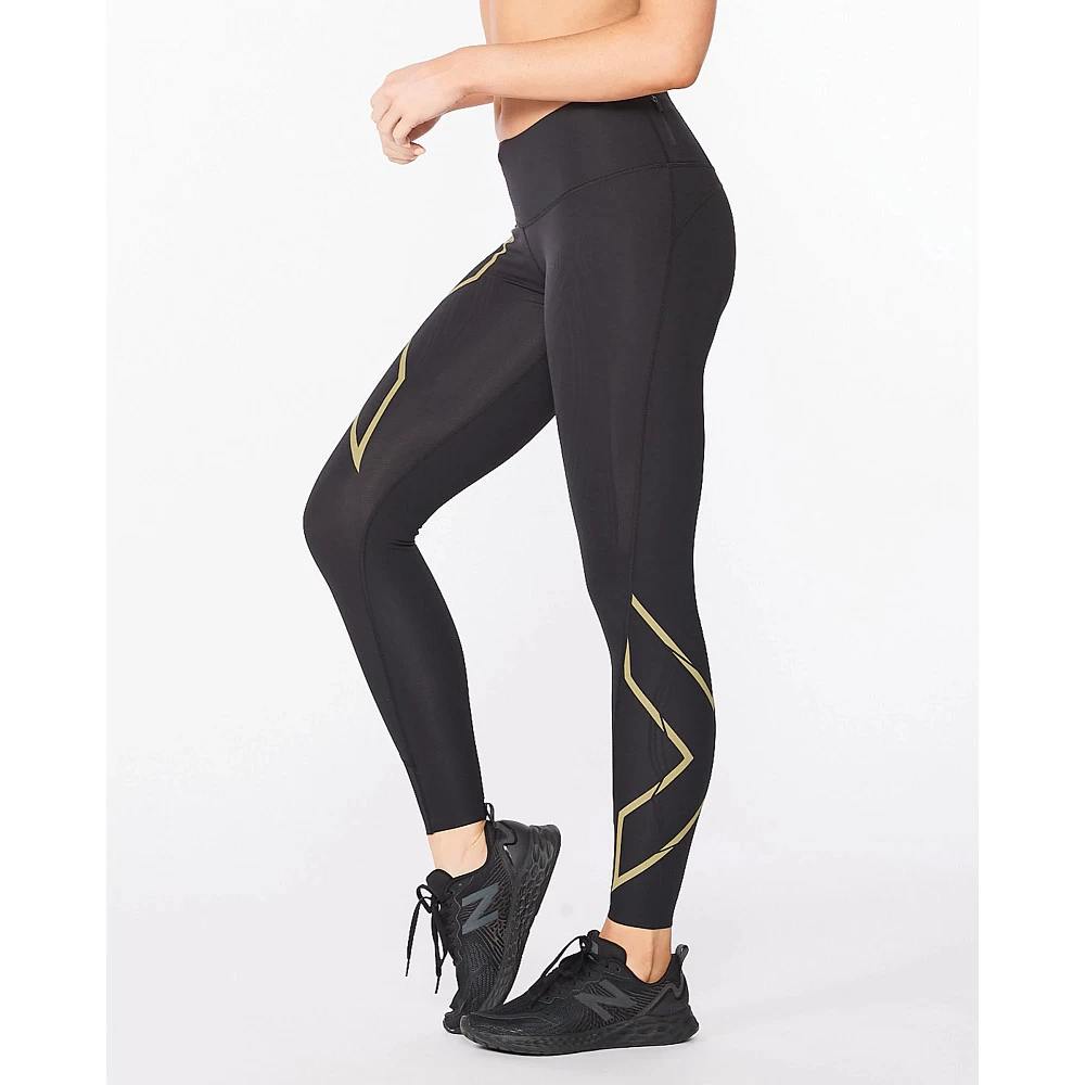 Women's 2XU Light Speed Mid-Rise Compression Tights - Image 3