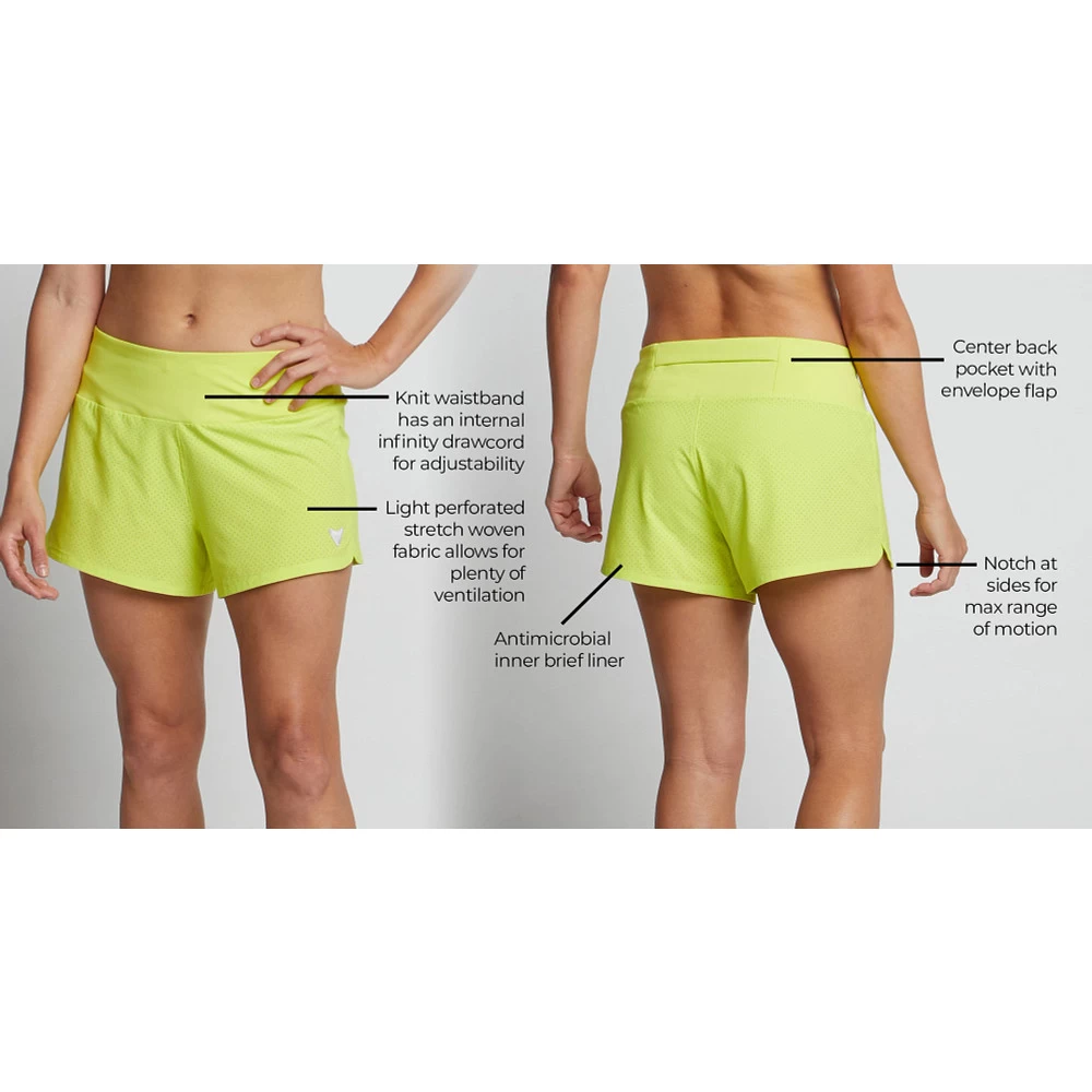 Women's Korsa Perforated 3" Short - Image 12