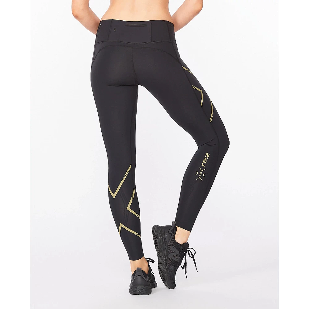 Women's 2XU Light Speed Mid-Rise Compression Tights - Image 2