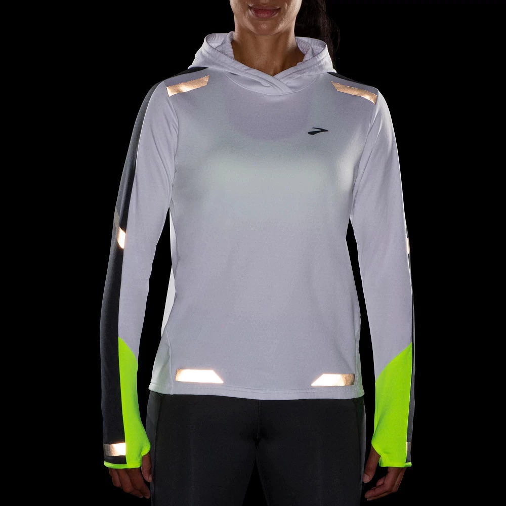 Women's Brooks Run Visible Thermal Hoodie - Image 4
