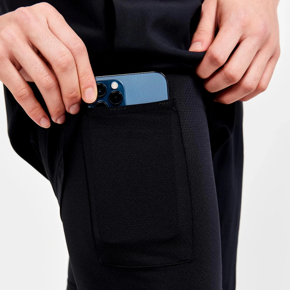 Men's Craft Advance Essence Perforated 2-in-1 Stretch Shorts - Image 3