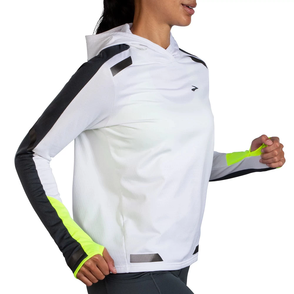 Women's Brooks Run Visible Thermal Hoodie - Image 3