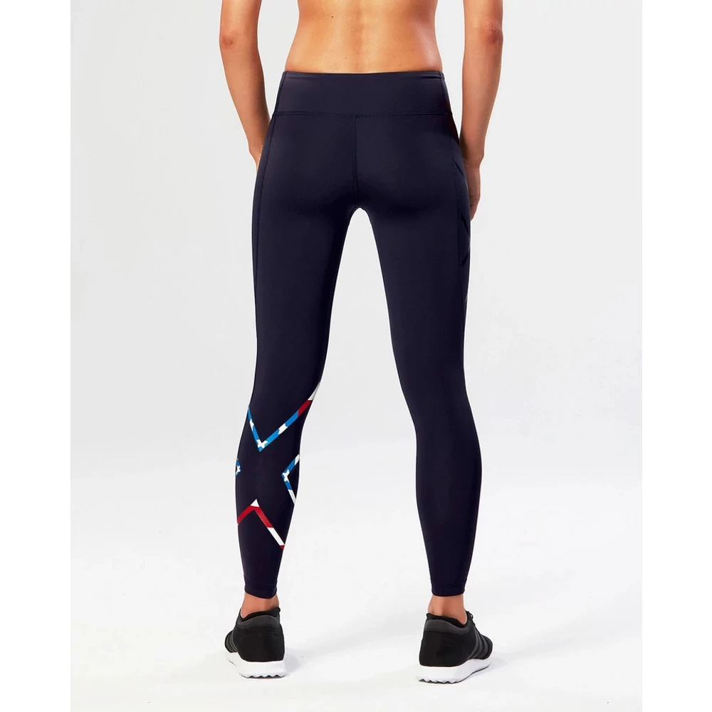 Women's 2XU Mid-Rise Compression Tights - Image 2