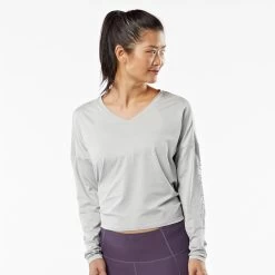 Women's Korsa Hallow Out Tie Back Long Sleeve