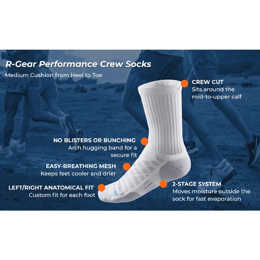 R-Gear Drymax Medium Cushion Crew 3 Pack Socks - Image 4